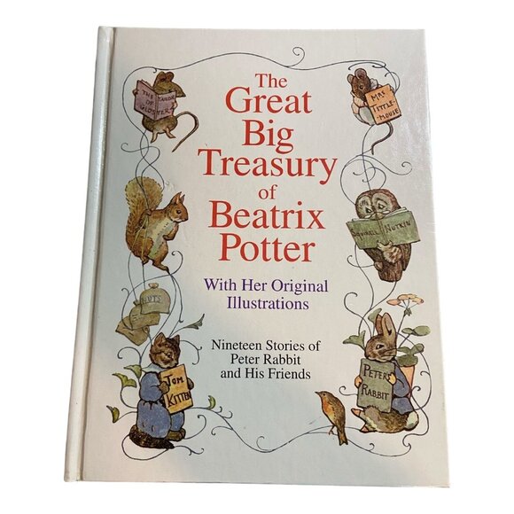 The Great Big Treasury Of Beatrix Potter Hardcover Book - Picture 1 of 8